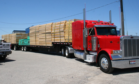 RAYCORE SIPs Panels Shipping On Semi Truck