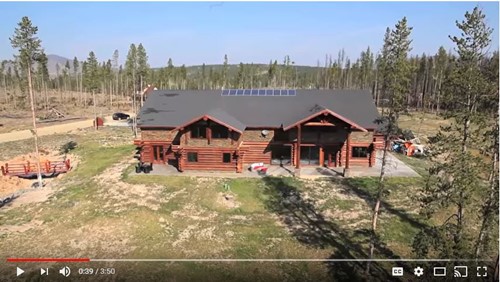Colorado SIPs Panels Log Home